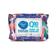 دستمال مرطوب پاک کننده آرایش Q10 ضد التهاب درب دار دافی  -  Dafi Q10 Stop Irritation Makeup Remover Wet Wipes - کد2390 دستمال مرطوب پاک کننده آرایش Q10 ضد التهاب درب دار دافی  -  Dafi Q10 Stop Irritation Makeup Remover Wet Wipes - کد2390